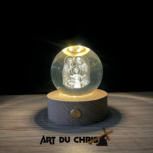 Veilleuses Chretienne en boule de cristal