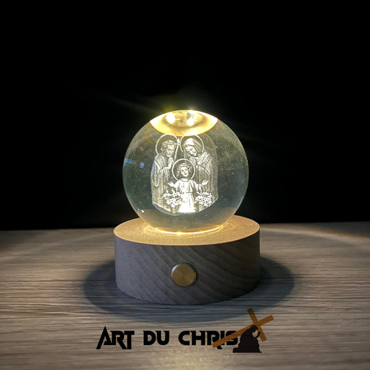 Veilleuses Chretienne en boule de cristal